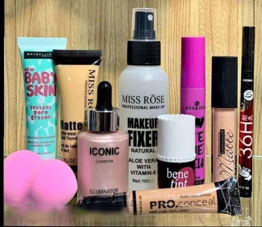 Pack of 10 items makeup deal