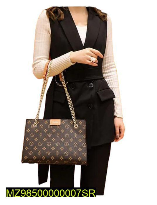 Modern LV pattern women's chain handle Shoulder bag