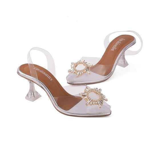 Women's Rexine Cinderella Fancy Heels