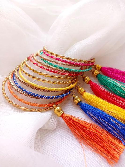 14 Pcs Multicolor Bangles