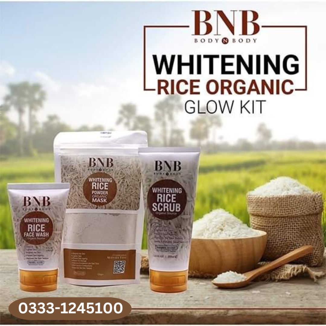 BnB Rice Extract Bright & Glow Kit