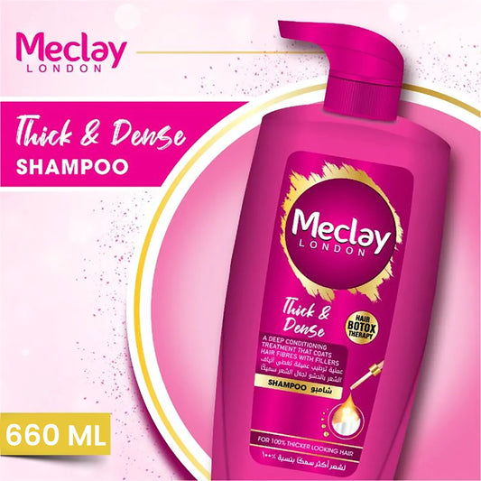 Meclay London Thick & Dense Shampoo - Volumizing & Nourishing Hair Care | T4Trendz