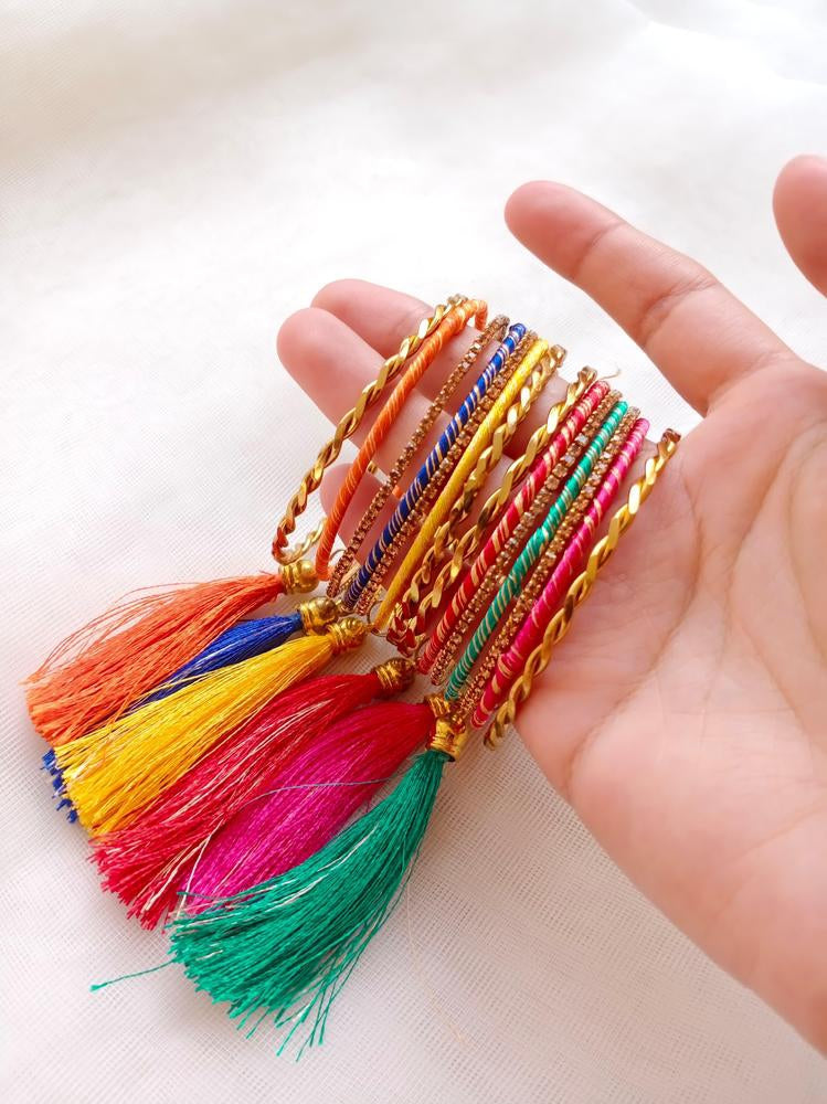 14 Pcs Multicolor Bangles