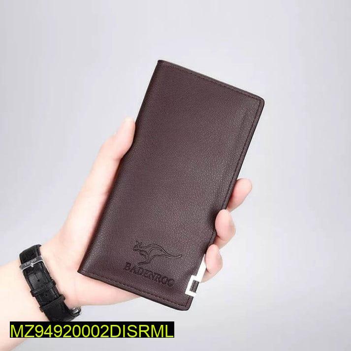 Casual leather long wallet t4trendz