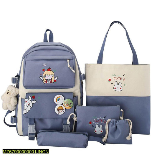 4 PCs backpack set