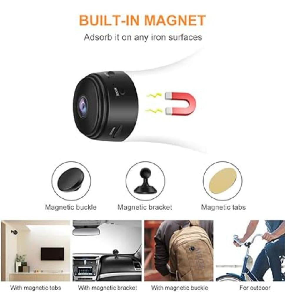 A9 Mini WiFi 1080P Rechargeable Security Camera