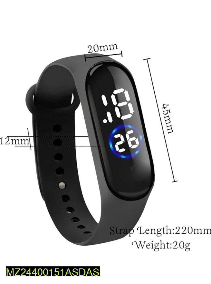 Wrist band cell operated smart watch