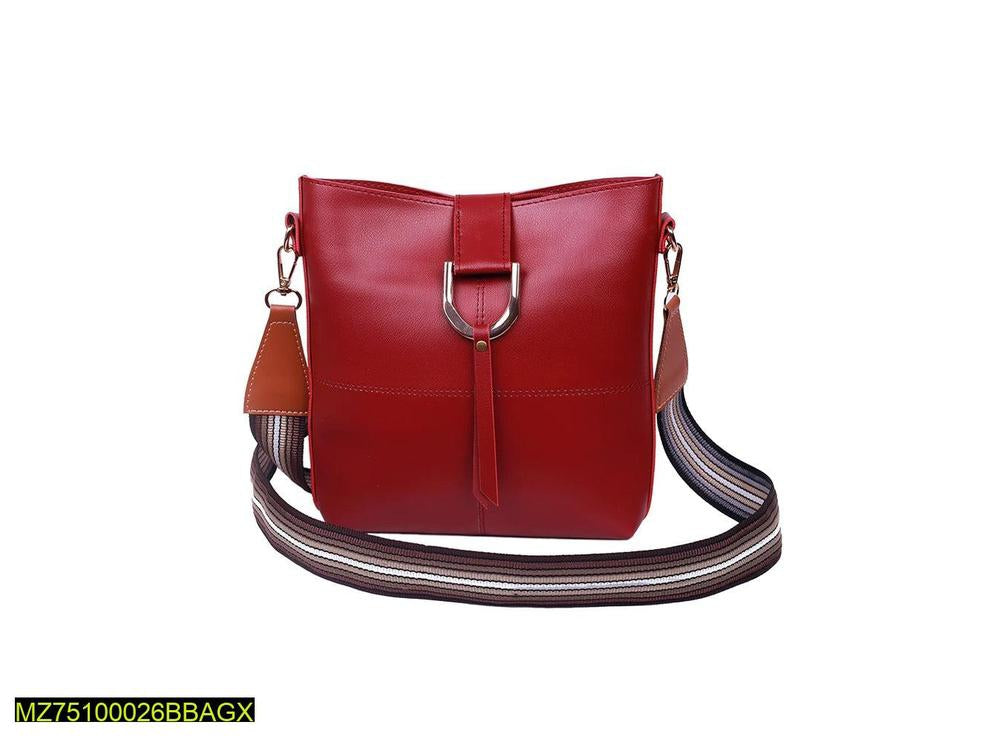 Bob pu leather crossbody bag maroon t4trendz