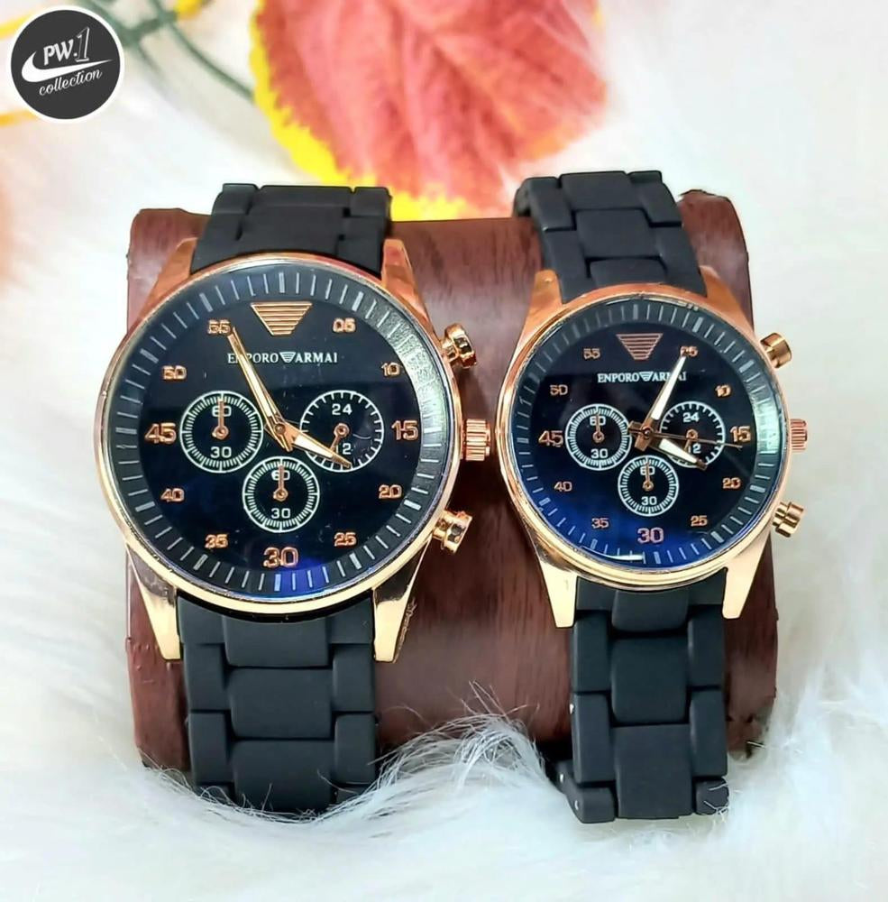 Couple watch black