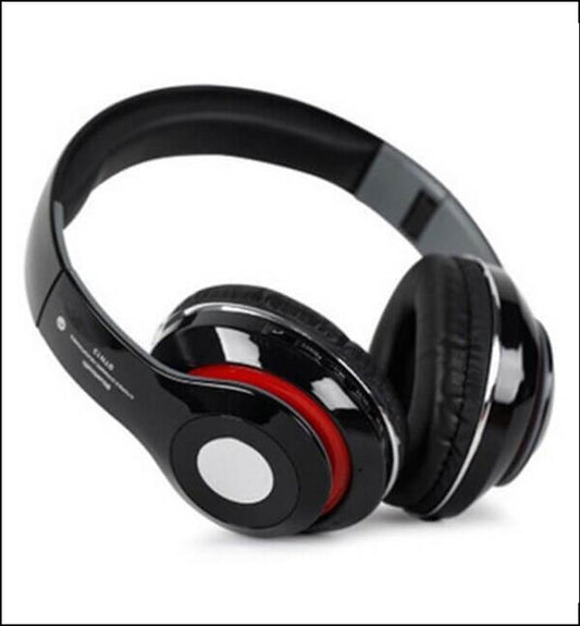 Sleek Black Bluetooth Headphones