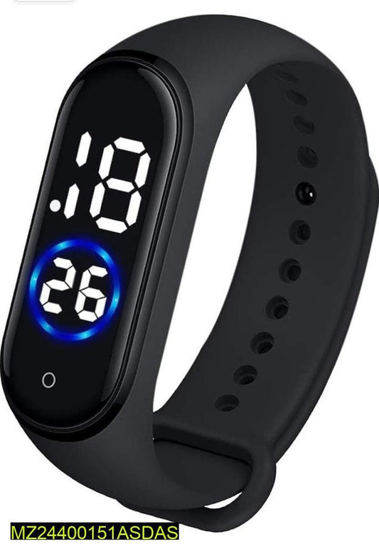 Wrist band cell operated smart watch