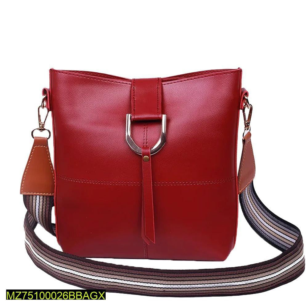 Bob pu leather crossbody bag maroon t4trendz