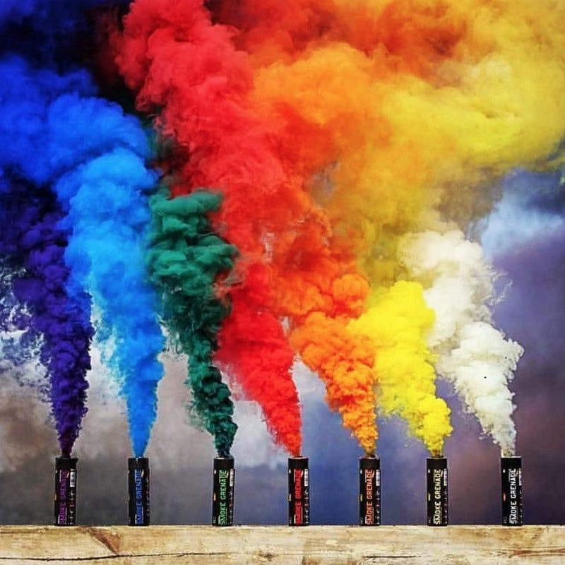 Multicolor Smoke Bombs - 5 Pcs