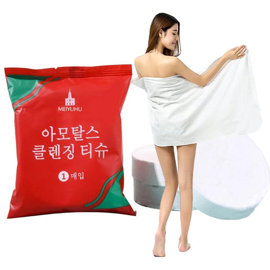 Name: Compressed Towel. Pack of 3