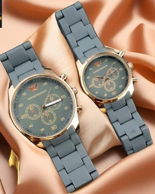 Couple watch grey