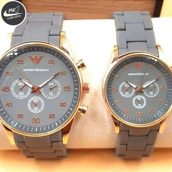 Couple watch grey