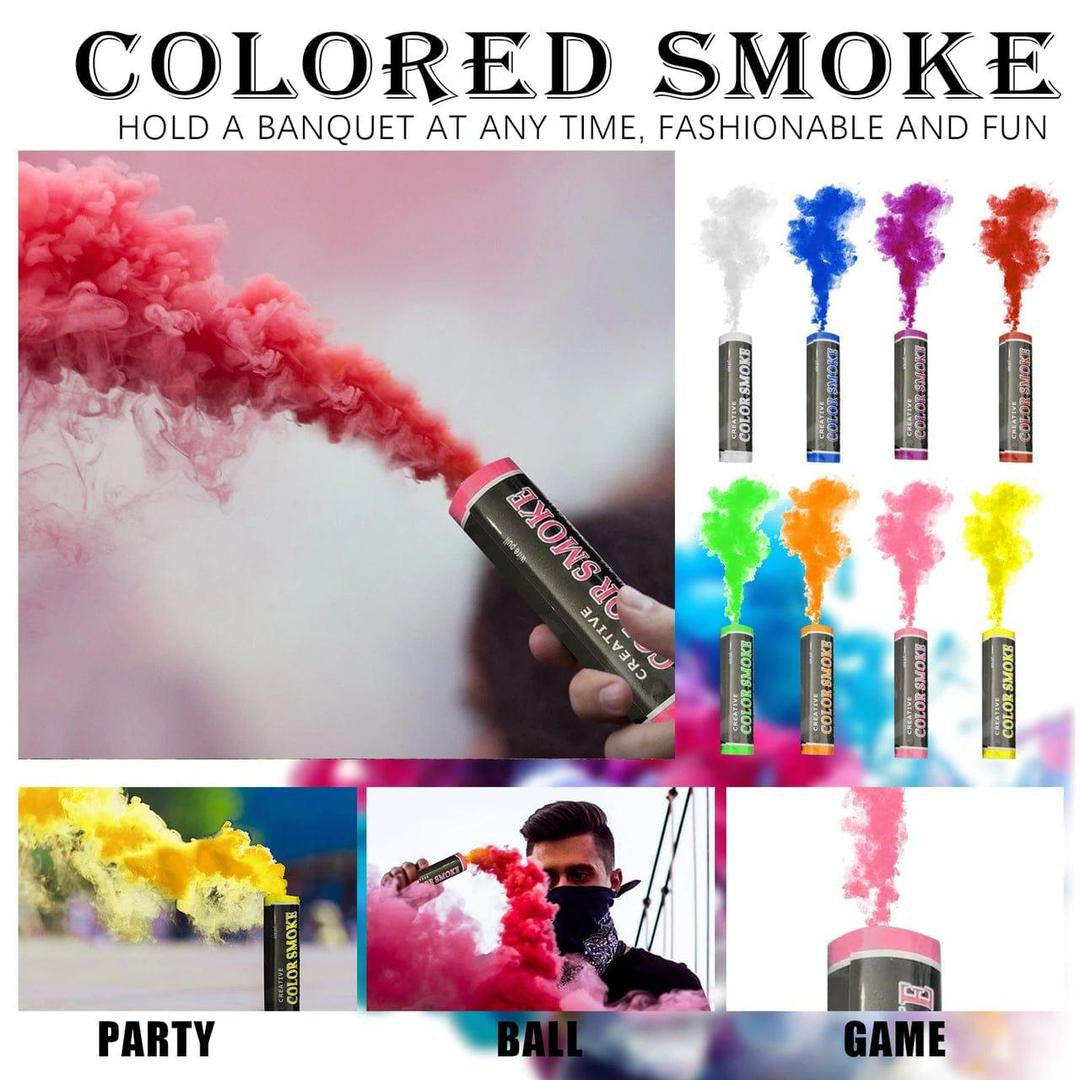 Multicolor Smoke Bombs - 5 Pcs