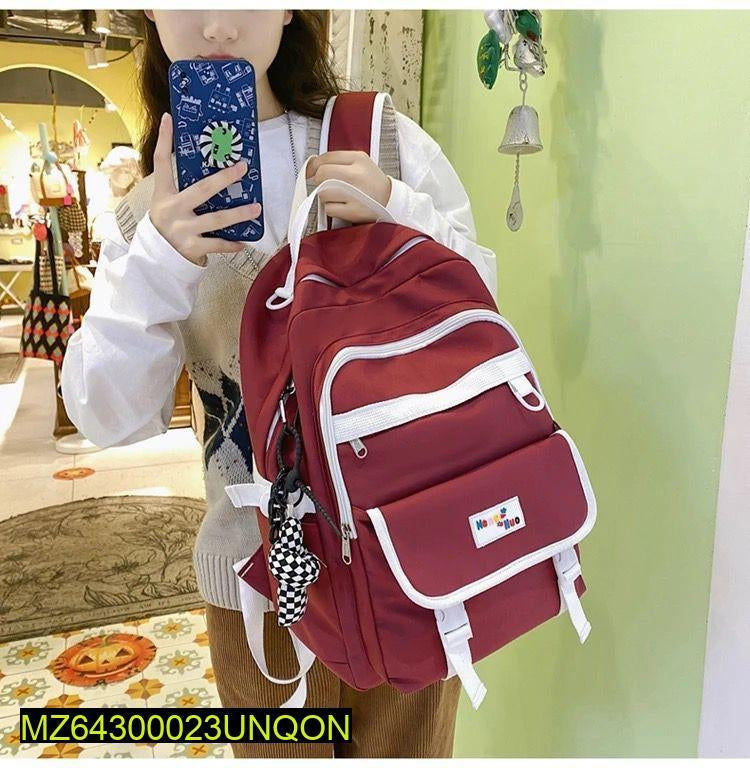 Unisex Nylon stylish school college backpack Markaz