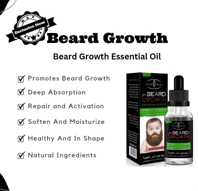 Nourishing Beard Oil for Hair Growth 30ml