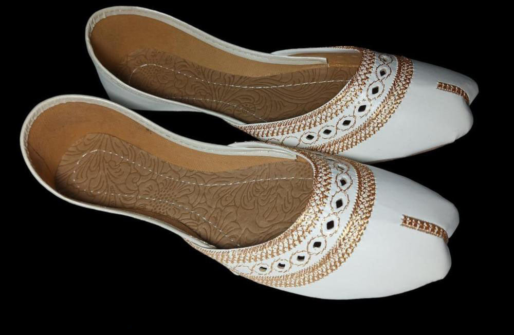 Women's Embroidered Rexine Khussa | Stylish and Comfortable Footwear | T4Trendz t4trendz