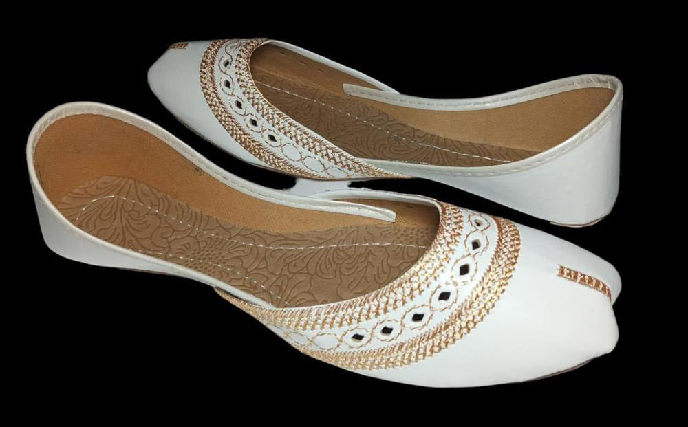 Women's Embroidered Rexine Khussa | Stylish and Comfortable Footwear | T4Trendz t4trendz