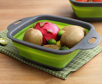 Foldable Fruit Vegetable Washing Basket