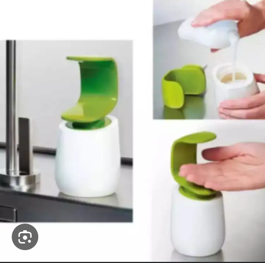 Plastic C-Shaped Liquid Soap Dispenser Liquid Wash Bottle