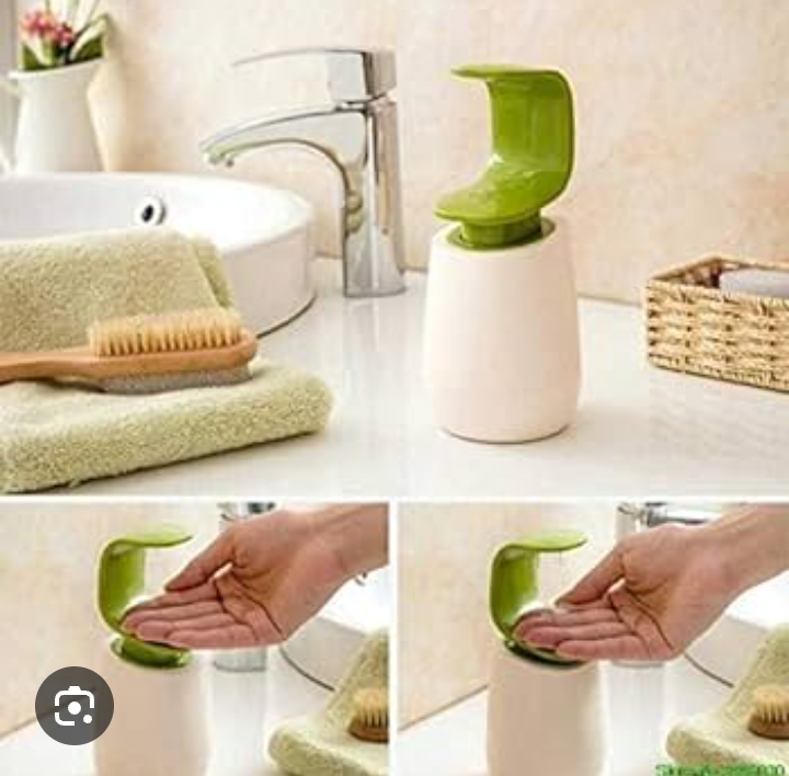 Plastic C-Shaped Liquid Soap Dispenser Liquid Wash Bottle t4trendz