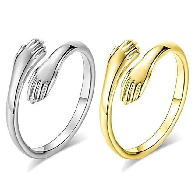 2 pieces couple hug ring t4trendz