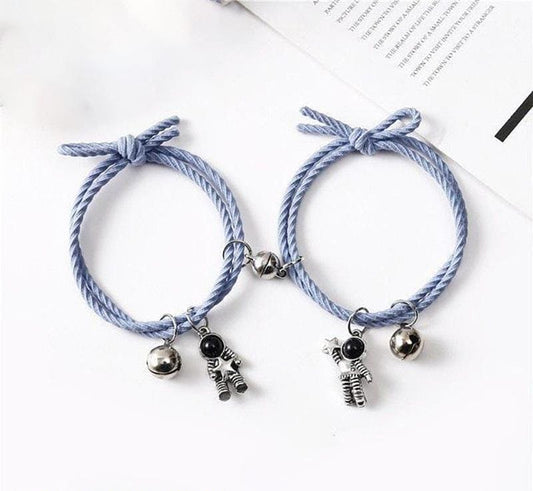 Trendy magnetic astronaut rope couple's bracelet t4trendz