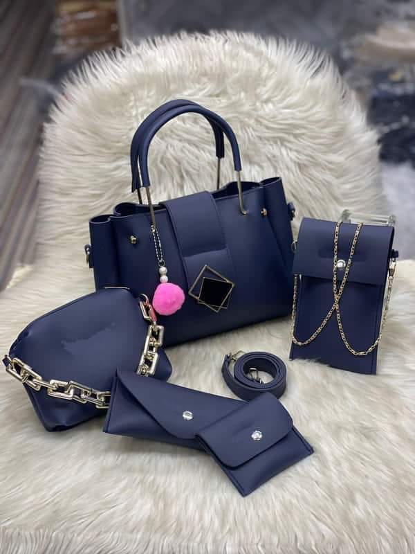 Versatile 5-Piece Handbag Set - Complete Your Look t4trendz