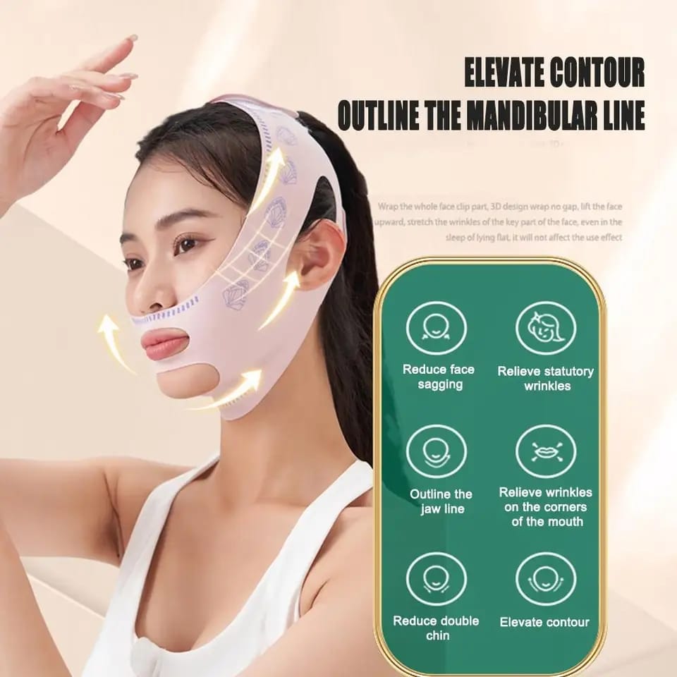 V-Line Face Shaper - Chin & Cheek Lift, Slimming Bandage | T4Trendz t4trendz