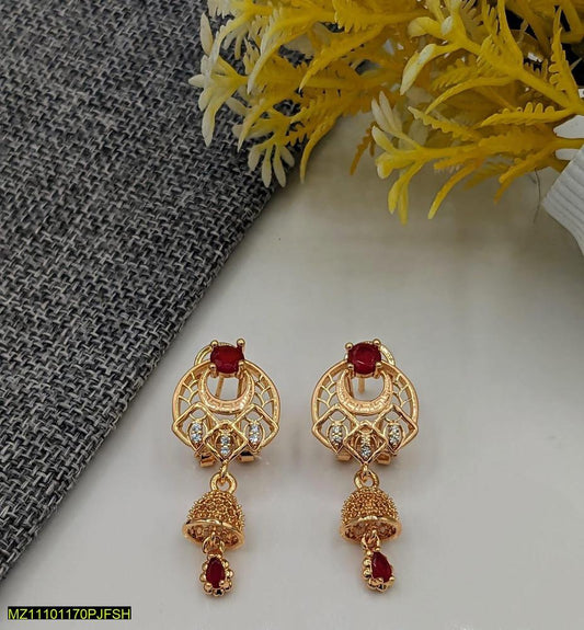 Fancy jhumka style earrings