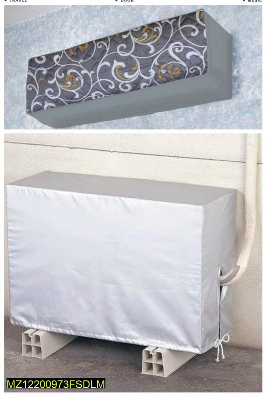 Two PCs parachute printed indoor and outdoor AC covers