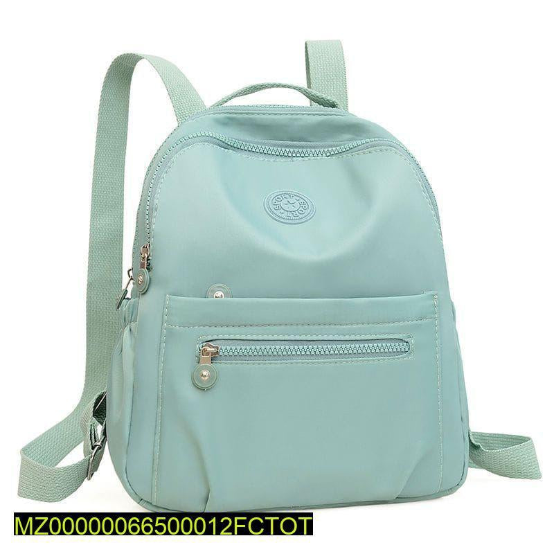 Plane front zipper casual backpack Markaz