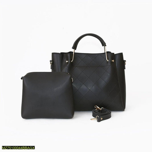 2 PCs berry leather handbags ser