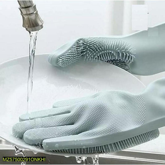 High grade dish washing rubber gloves