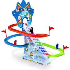 Exciting Penguin Race Track Set with Flashing Lights and Music | Perfect Kids' Toy t4trendz