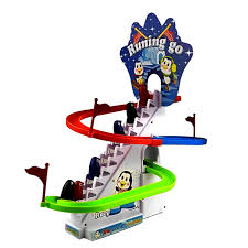 Exciting Penguin Race Track Set with Flashing Lights and Music | Perfect Kids' Toy t4trendz