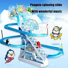 Exciting Penguin Race Track Set with Flashing Lights and Music | Perfect Kids' Toy t4trendz