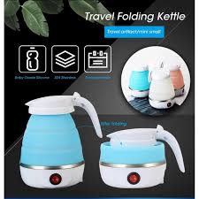 Fast Boiling Portable Travel Kettle | Quick Boil Silicone Collapsible Electric Kettle | T4Trendz t4trendz