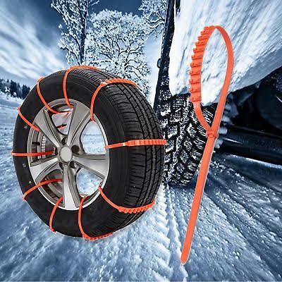 10Pcs Car Truck Anti-skid Chains For Winter Snow Rain qazafi