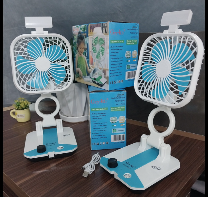 2 in 1 7″ Inch Leaf Table Fan t4trendz