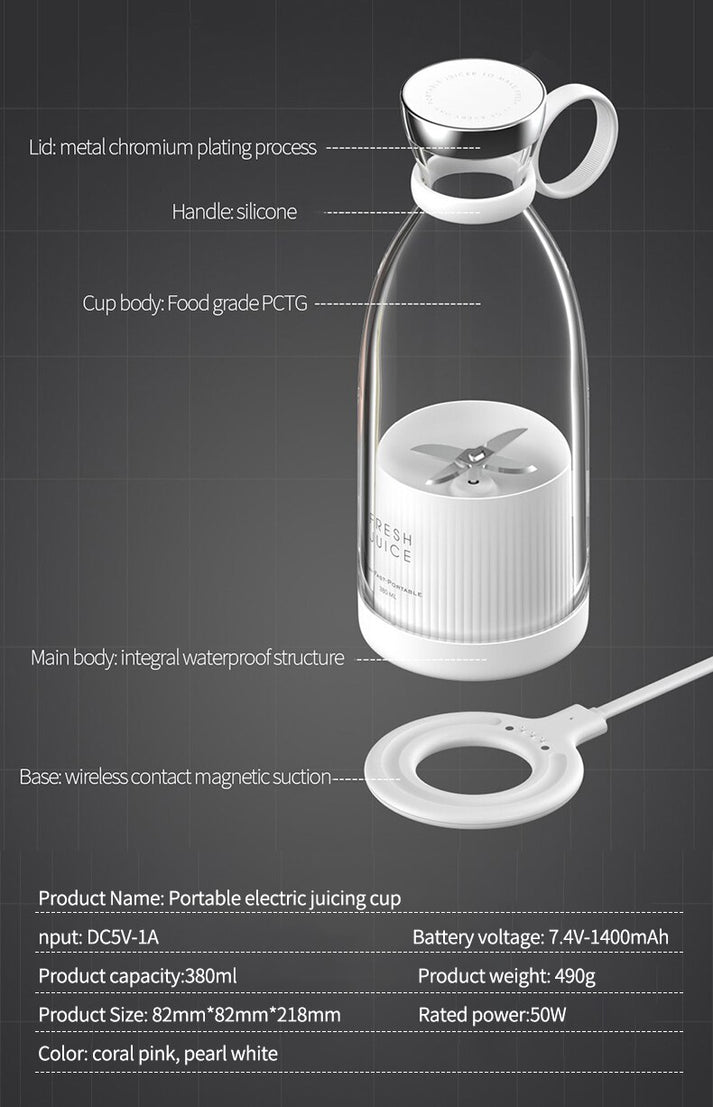 Portable Blender Juicer | USB Rechargeable