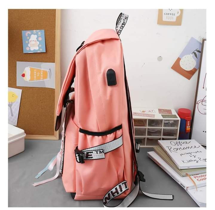 4pcs trendy bagpack for girls
