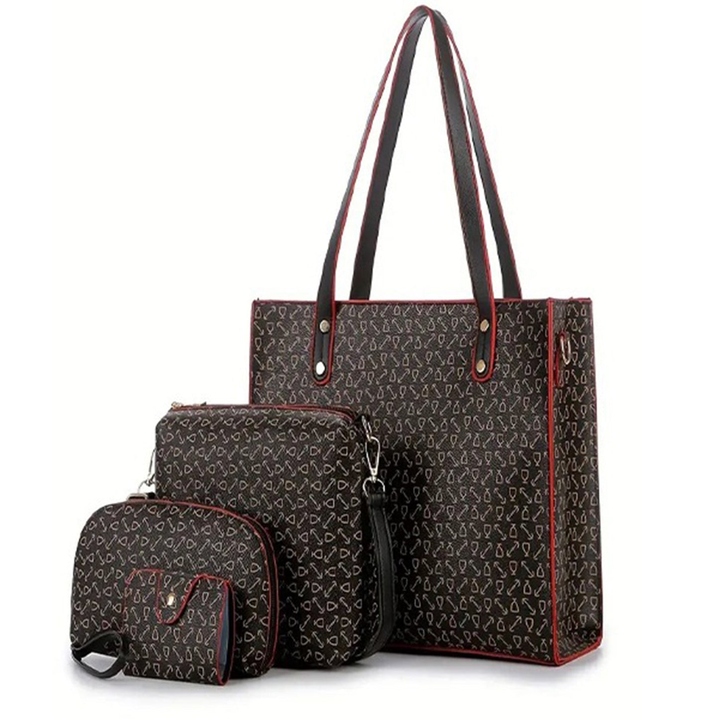 Elegent 4pcs leather handbag